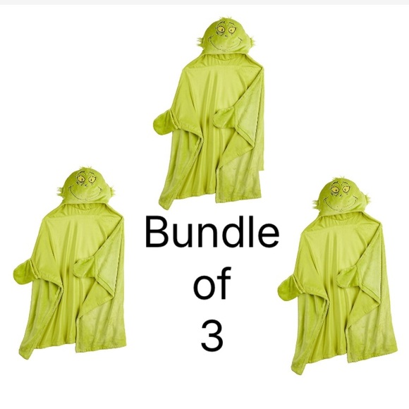 Grinch blanket bundle - Picture 1 of 8